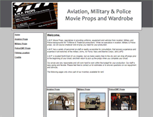 Tablet Screenshot of ampmovieprops.com